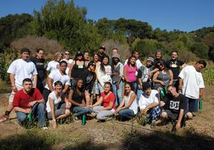 Program participants relaxing in the sun!