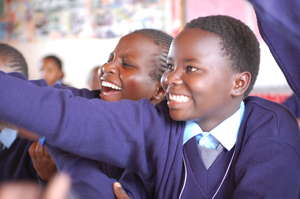 Elizabeth and Gitwa - Photo credit to Barbara Rick