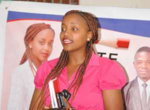 Fides gives a speech showing the power of women