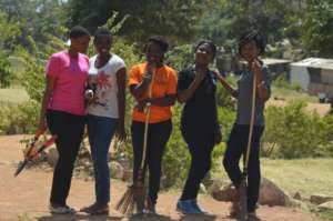 Kisa Scholars during their 2 Day Challenge