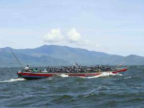 Bikes arriving to the island