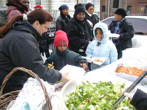 Holiday Feast at our Mobile Hunger Relief Outreach