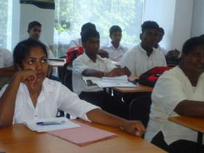 Job training for young people in Sri Lanka