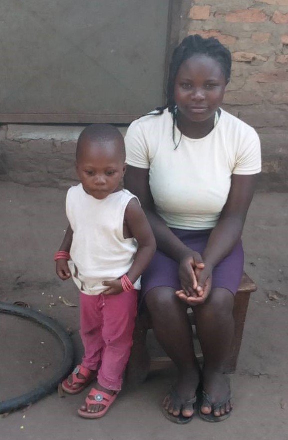 Annet and her 2 year old child