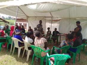 Adolescent mothers in a mental wellbeing session