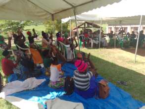 An exciting session for the young mothers