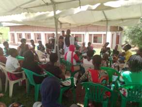 Story sharing during a wellbeing session