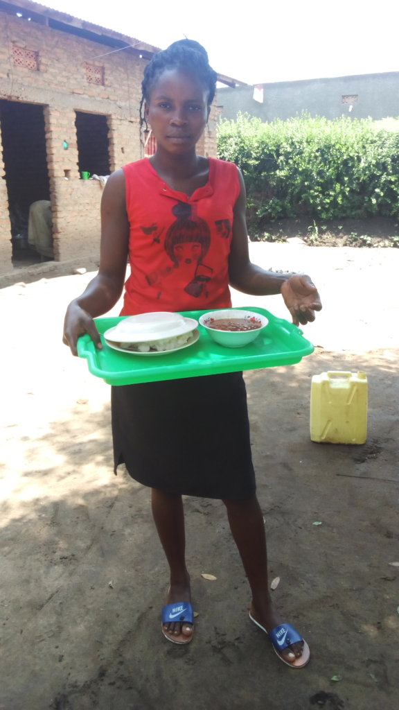 Lorene has set up a food vending business