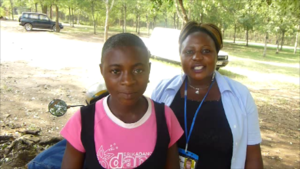 Peer Educator with Ruth ToT team leader Kasese