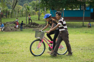 Biking in Chisec