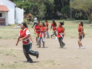 The first tag rugby match.