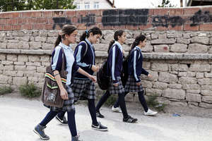 Joy of going to school..