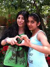 Two other girls with CYDD scholarships