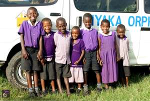 Nyaka Primary School students