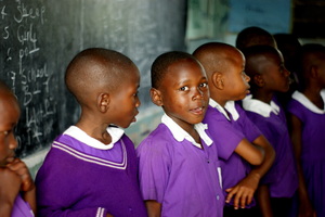 Nyaka Students in their Classroom