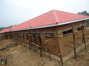 Girls' Dormitory with new roof (back & side view)