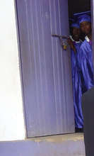 Students peeking out at their future.