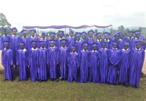 Nyaka Primary School P.7 graduating class