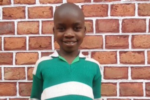 Shallon in his Kutamba Primary School uniform