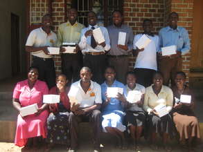 Kutamba Primary School Teachers with New K-Lights!