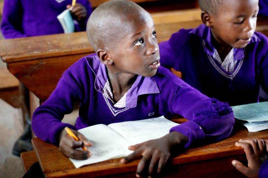 Nyaka student in class