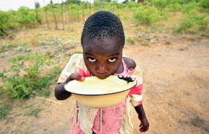 Clean water project for people in rural Malawi