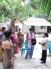 Meeting with panchayat members