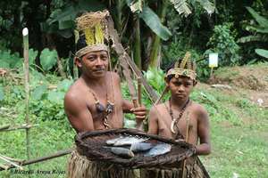 Maleku cultural festival...fish anyone?