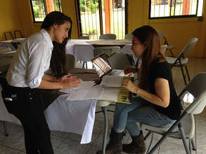 Tronadora student with Gretchen