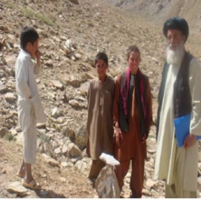 Formerly mine-contaminated land in Afghanistan