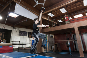 Liam on the rings