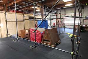 the new expanded cage (with lasers)
