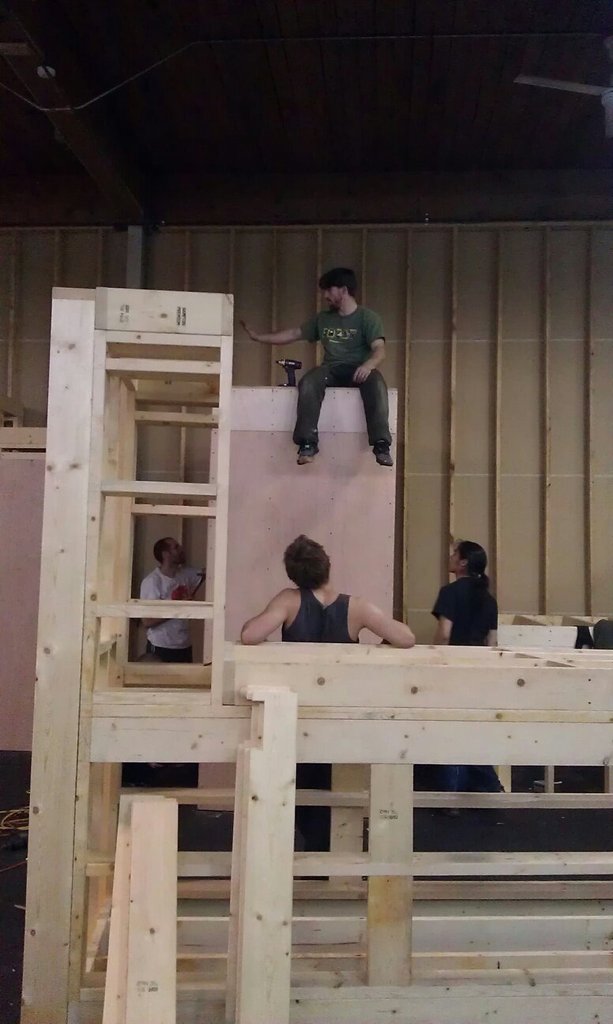 Build a parkour gym - teach to overcome obstacles