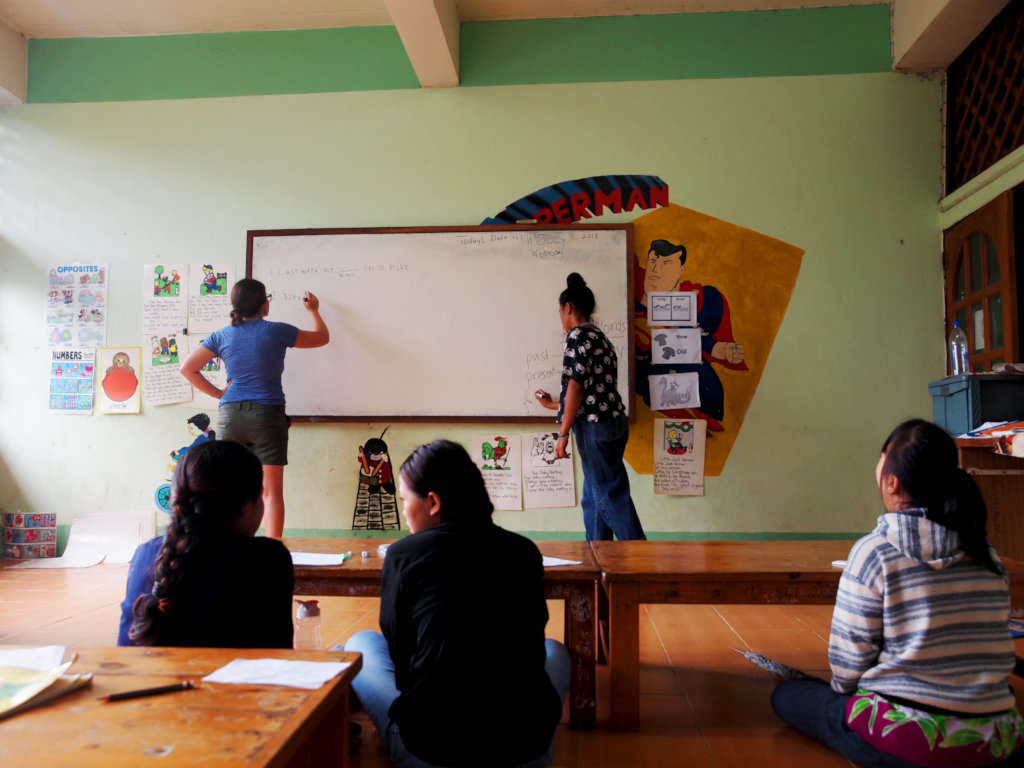 Visitors Lead Grammar Lesson