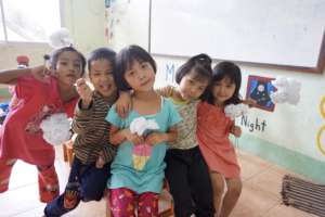HDS Kindergarten during Art class