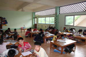 Half Day School children studying english