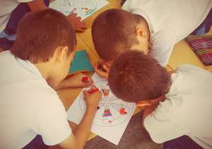 Painting mandalas
