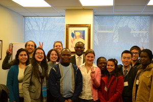 At the Liberia Mission to the UN