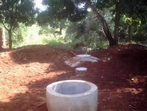 A biogas digester in Bugaya