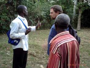 David Tye visiting Organic Perspectives