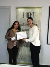 Entrepreneur Roula with TYO's Nadine.