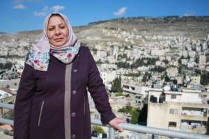 Entrepreneur In'am visits the TYO Center in Nablus