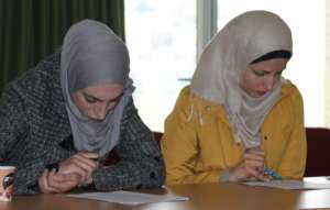 Full concentration mode while reading an article!