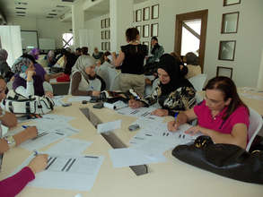 Program participants hard at work!