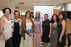 WEL women with Cherie Blair of Cherie Blair Fdn.
