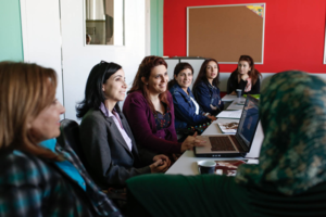 Roula and fellow entrepreneurs.