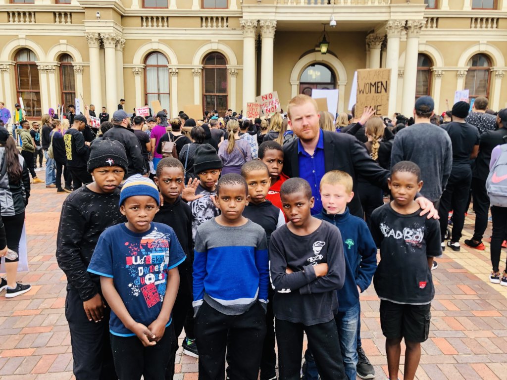 Our boys standing up against gender based violence