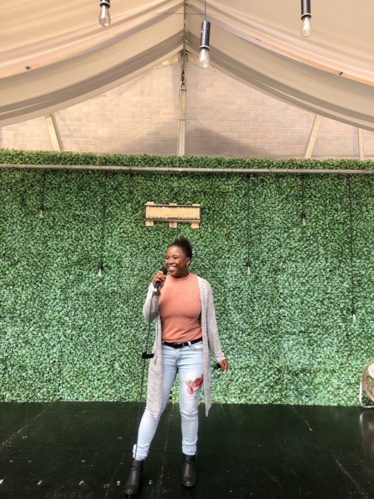 Poems for change..one young lady taking the stage!