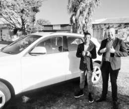 Future lawyer posing with future car (+ Mr Nash!)
