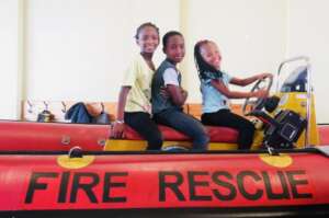 Learning and having fun at the Fire Station!